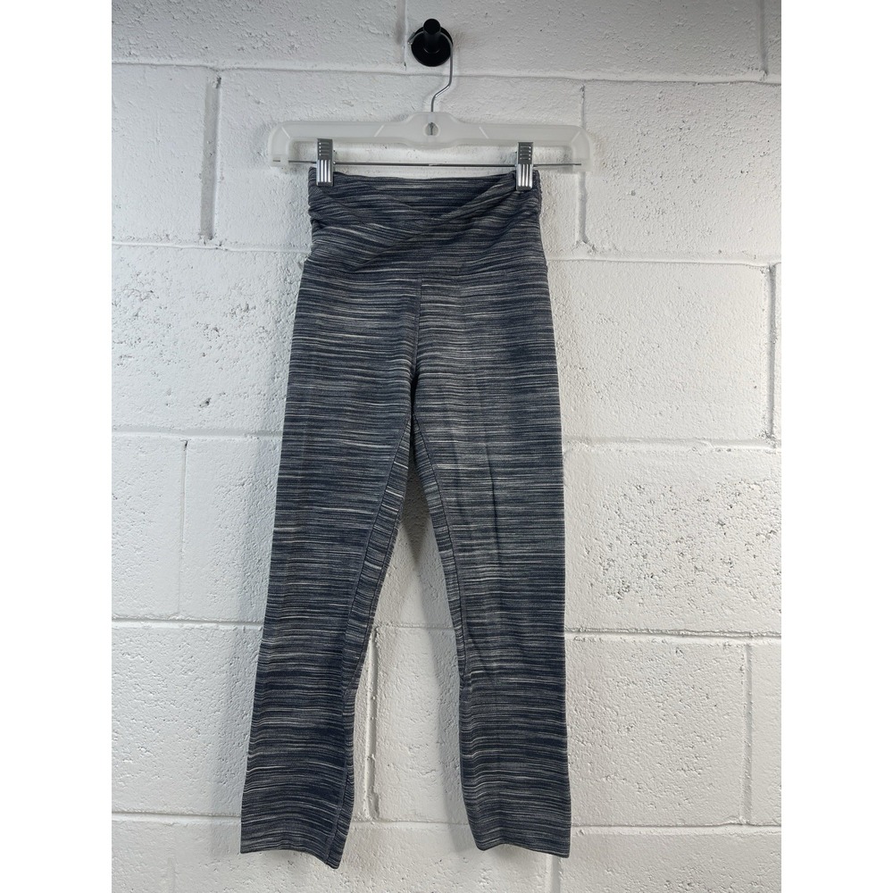 Lululemon Leggings‎ Womens Size 2 Align Crop Cross Waist Mini Space Dye Gym